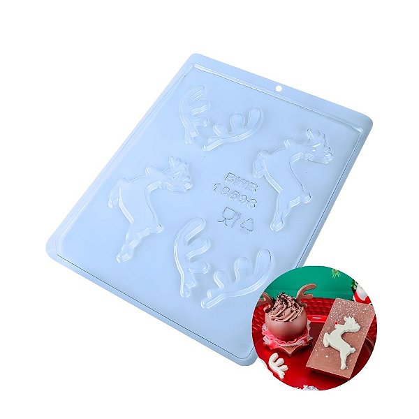 Forma de Acetato Simples - Apliques De Rena - Ref.10598 - 1 unidade - BWB - Rizzo