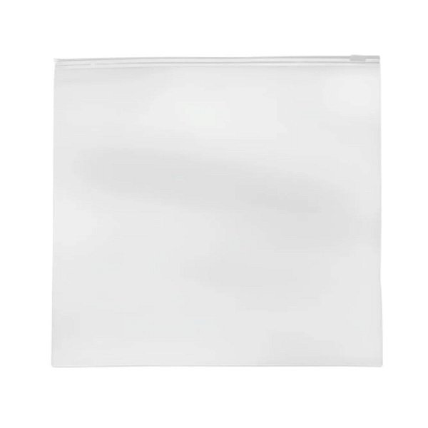 Saco Trilho Zip Transparente - 20x20cm - 50 unidades - Rizzo
