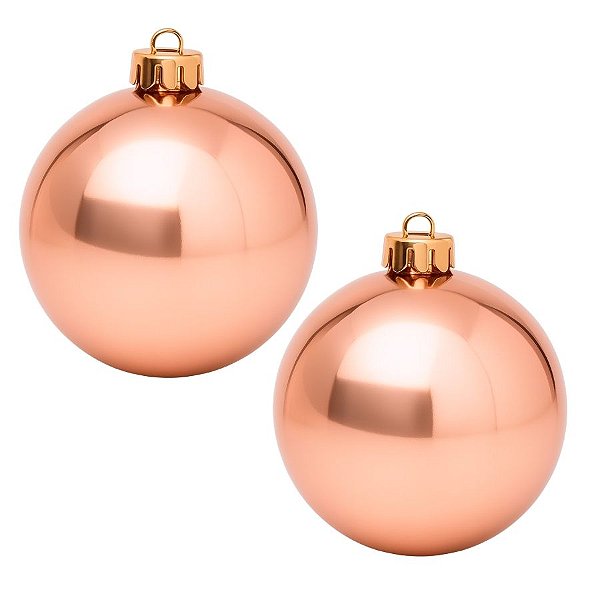 Bolas De Natal - Lisa Rose - 12cm - 2 unidades - Rizzo