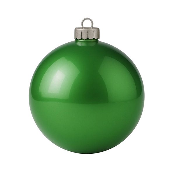 Bolas De Natal - Perolada Verde Claro - 15cm - 1 unidade - Rizzo