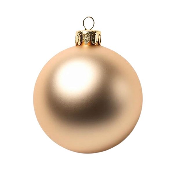 Bolas De Natal - Fosca Champagne - 15cm - 1 unidade - Rizzo