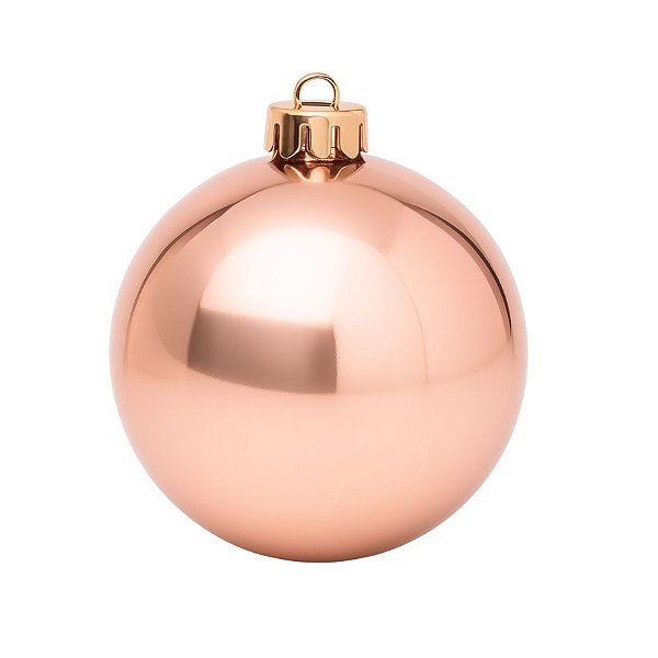 Bolas De Natal - Perolada Rose - 15cm - 1 unidade - Rizzo