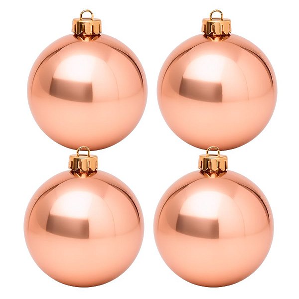 Bolas De Natal - Lisa Rose - 4 unidades - Rizzo