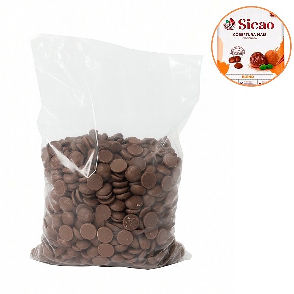 Cobertura Mais Blend  - Gotas - 500g - 1 unidade - Sicao - Rizzo