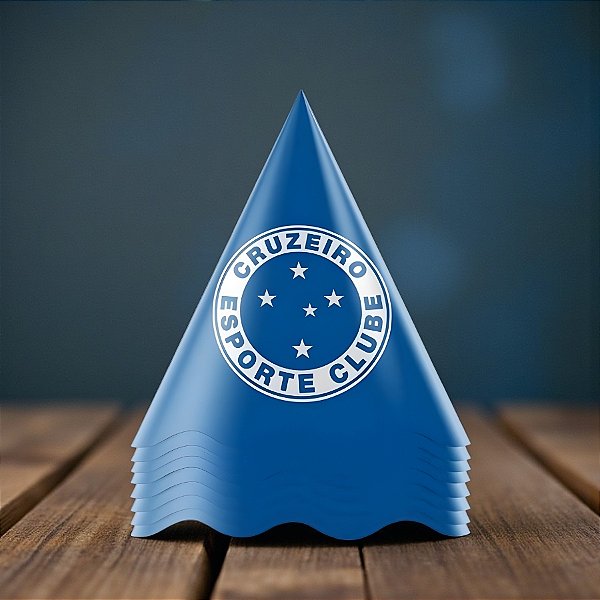 Chapéu de Aniversário - Cruzeiro - 16x13cm - 8 unidades - Regina - Rizzo