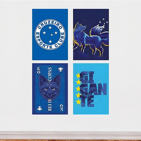 Cartaz Decorativo - Cruzeiro - 31x45cm - 4 unidades - Regina - Rizzo