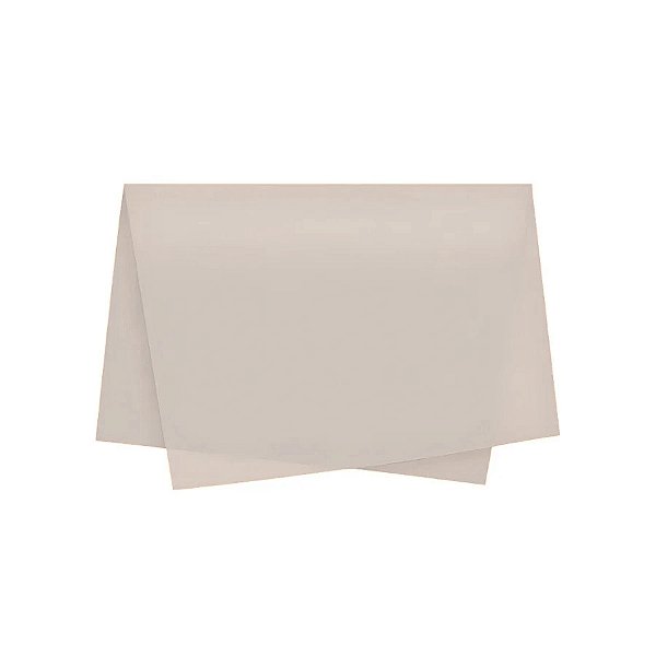 Papel de Seda - 50x70cm - Areia - 100 unidades - Rizzo