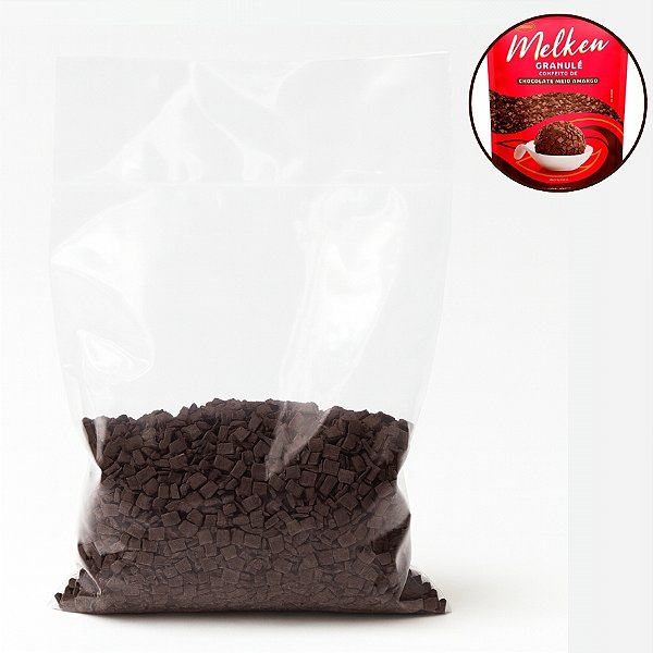 Granulé Chocolate Meio Amargo - Melken - 200g - 1 unidade - Harald - Rizzo