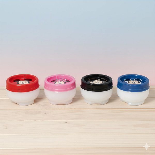 Conjunto Porta Condimentos - Mickey e Minnie -155ml - 1 unidade - Disney Original - Rizzo