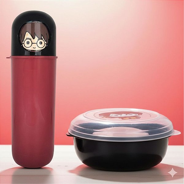 Conjunto Porta Escova e Sabonete - Harry Potter - 1 unidade - Plasutil - Rizzo