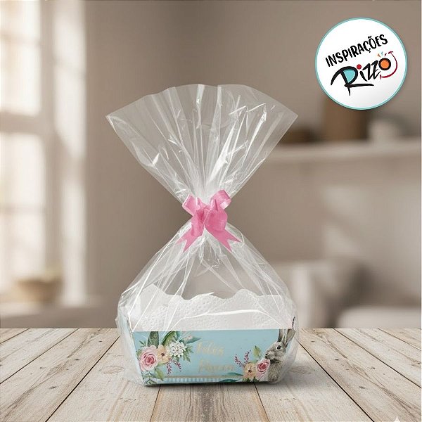 Kit Cesta - Mr John - P 18x13x7,5cm - 1 unidade - Cromus - Rizzo