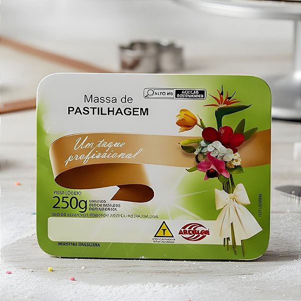 Massa de Pastilhagem - Branca - 250g - 1 unidade - Arcolor - Rizzo
