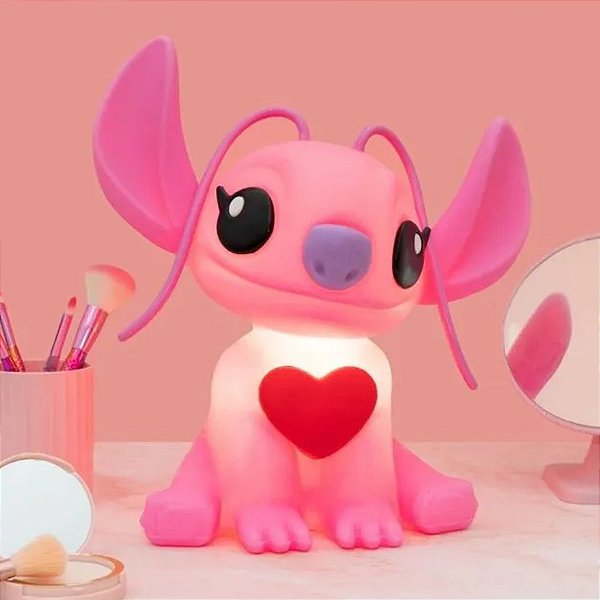 Luminária Angel - Coração - 33,5cm - 1 unidade - Disney Original - Rizzo