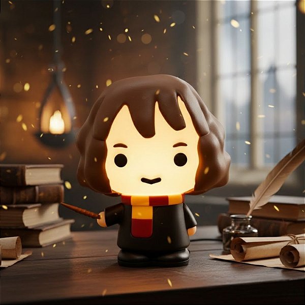 Luminária Hermione - Harry Potter - 26cm - 1 unidade - Rizzo