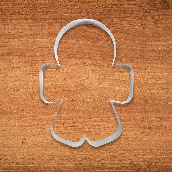 Cortador Gingerbread - Ref.445 - 20x29x4cm - 1 unidade - RR Cortadores - Rizzo
