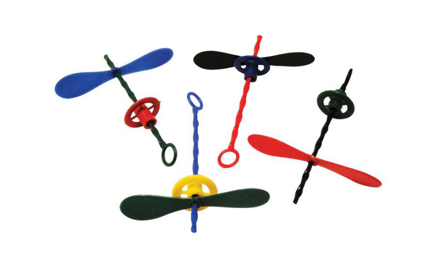 Mini Brinquedo Giro Hélice Colorido Sortido - 11 x 8,5cm - 25 Unidades - Dodo Brinquedos - Rizzo Embalagens