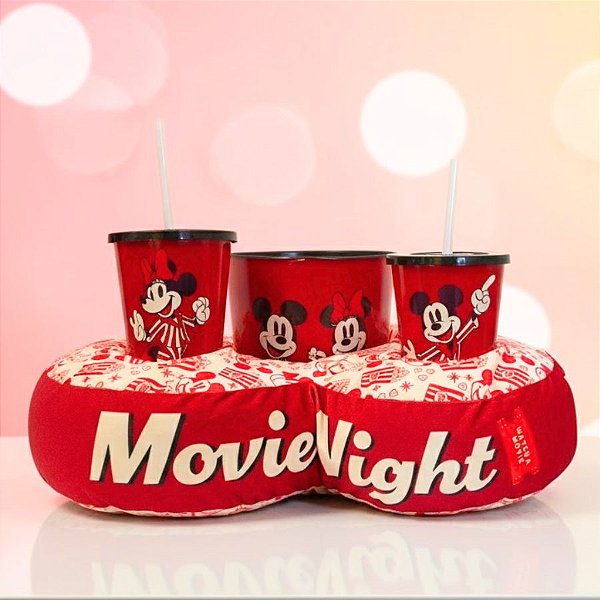 Kit Almofada Pipoca Mickey e Minnie - 1 unidade - Disney Original - Rizzo