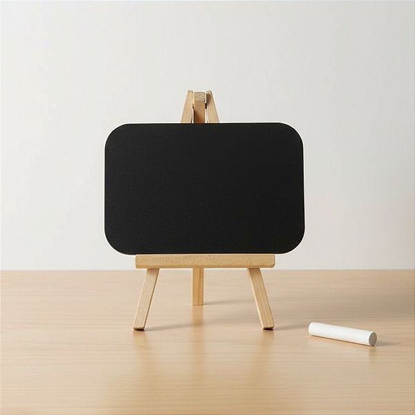 Lousa Decorativa em MDF - Cantos arredondados - 18x15cm - 1 unidade - Rizzo