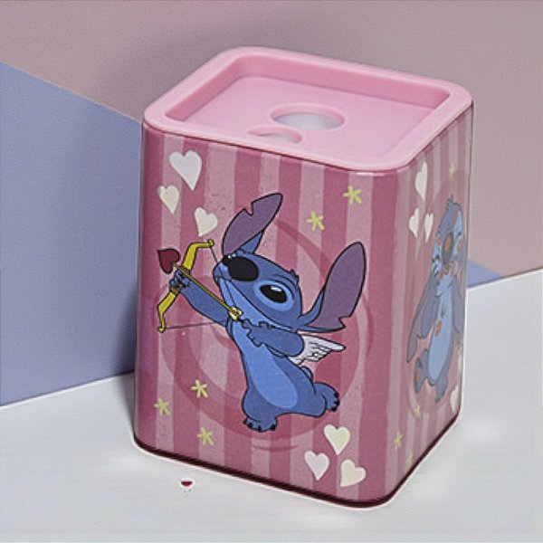 Apontador Stitch Love - Duplo - 5cm - Disney Original - 1 unidade - Rizzo