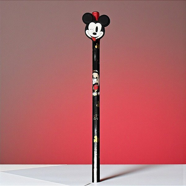 Lápis Mickey - HB Preto - Preto - Disney Original - 1 unidade - Rizzo