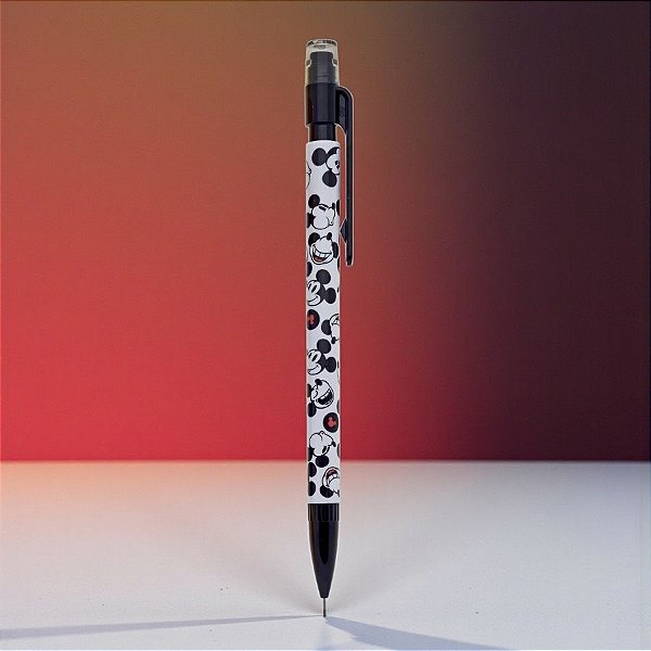 Lapiseira Mickey 0.7mm - Preto - Disney Original - 1 unidade - Rizzo