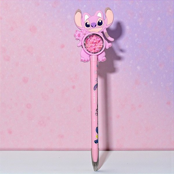 Caneta Angel Face - Esferográfica Azul - Disney Original - 1 unidade - Rizzo