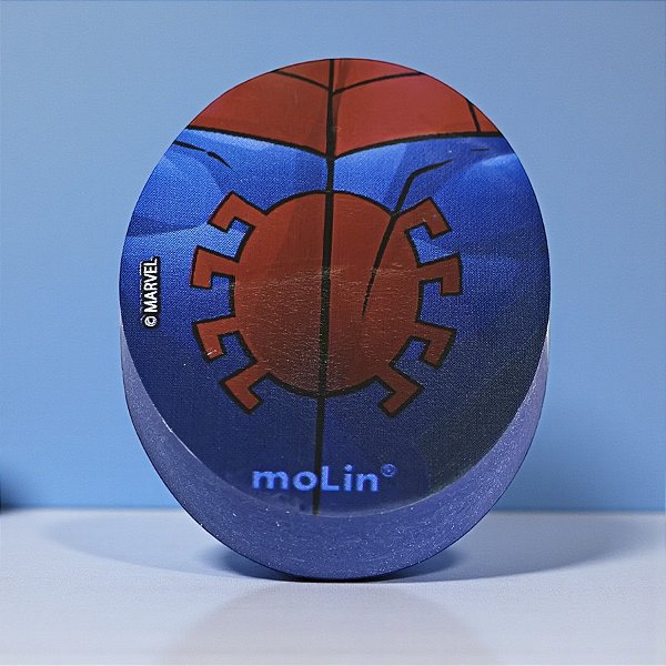 Borracha Escolar Homem Aranha - Azul - 4cm - Disney Original - 1 unidade - Rizzo