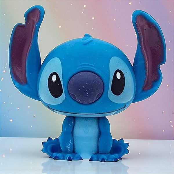Borracha Escolar 3D Stitch - 5cm - Disney Original - 1 unidade - Rizzo