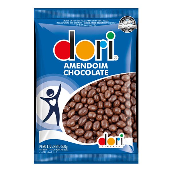 Amendoim Chocolate 500g - Dori Alimentos - Rizzo