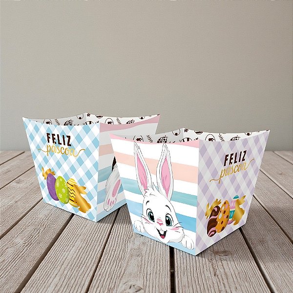 Cachepot Páscoa - 7,5x6,5cm - 4 unidades - Regina - Rizzo