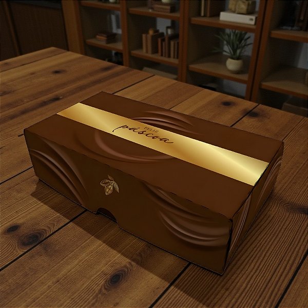 Caixa Para 8 Doces - Páscoa Gourmet Premium - 17x9x4,5cm - 10 unidades - Regina - Rizzo