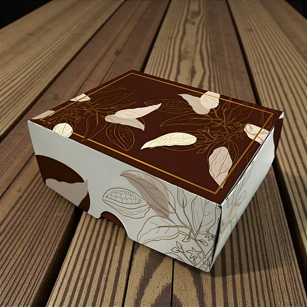Caixa Para 6 Doces - Gourmet - 12x8x4cm - 5 unidades - Regina - Rizzo