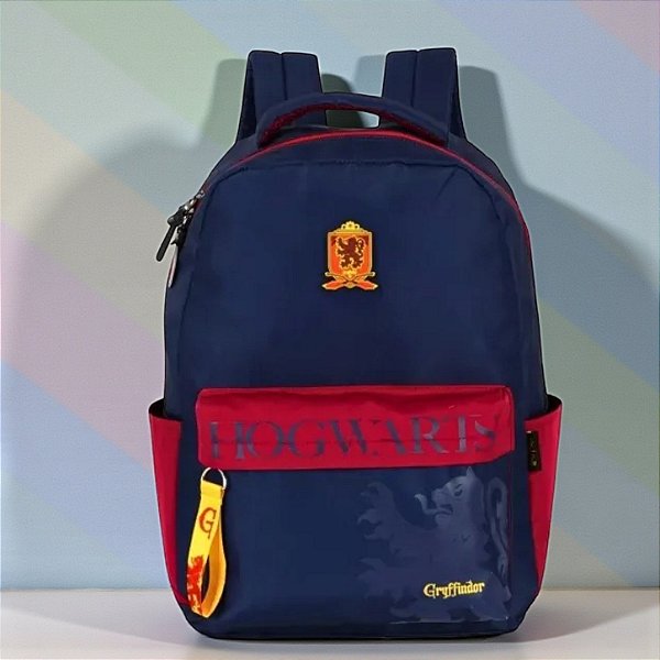 Mochila Escolar - Grifinória - Harry Potter - Azul - 1 unidade - Rizzo