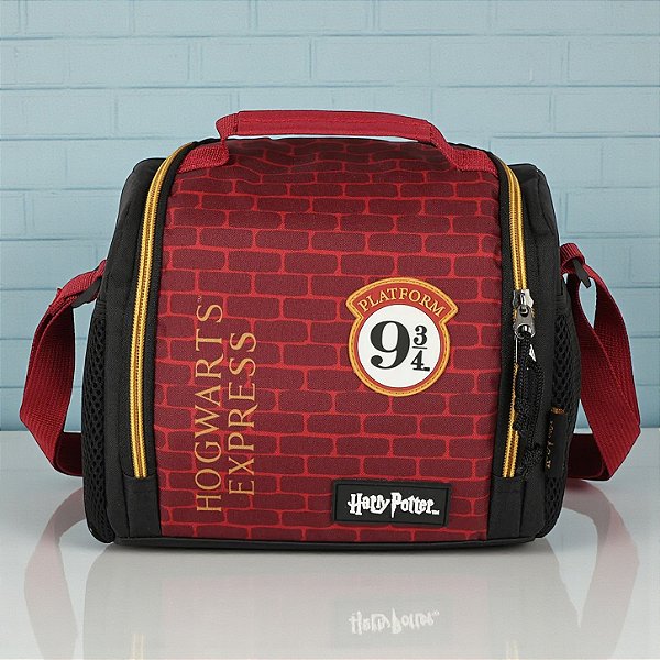 Lancheira Térmica Escolar - Plataforma 9¾ - Harry Potter - 23x20cm - 1 unidade - Rizzo