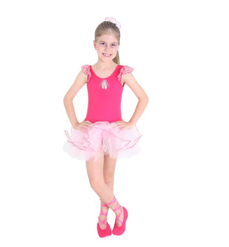 Fantasia Bailarina Pink M - 1 Unidade - Sula - Rizzo Festas