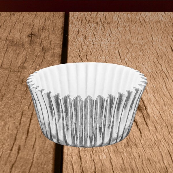 Forminha Laminada para Doces - Prata - Número 06 - 50 unidades - Regina - Rizzo