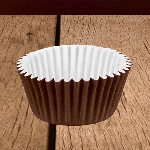 Forminha para Doces - Marrom - Número 05 - 100 unidades - Regina - Rizzo