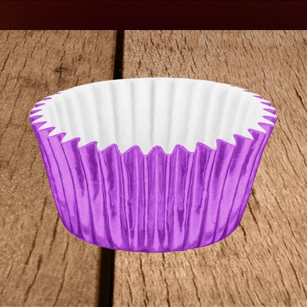 Forminha Laminada para Doces - Lilás - Número 05 - 50 unidades - Regina - Rizzo