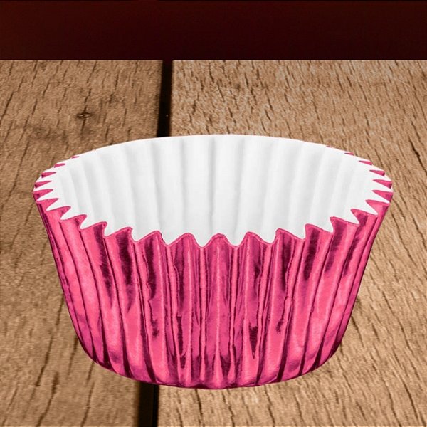 Forminha Laminada para Doces - Fúcsia - Número 05 - 50 unidades - Regina - Rizzo