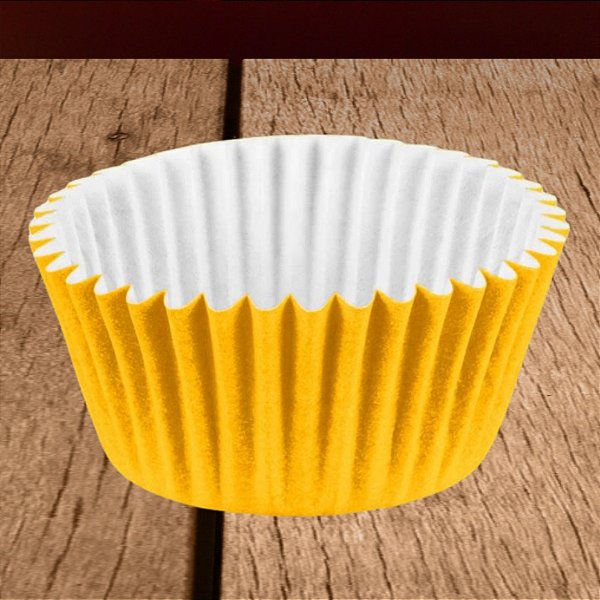 Forminha para Doces - Amarelo - Número 05 - 100 unidades - Regina - Rizzo