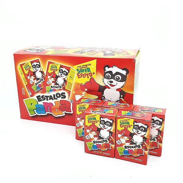 Estalos Panda Caixa com 50 Caixinhas de 10 unidades cada - Panda - Rizzo