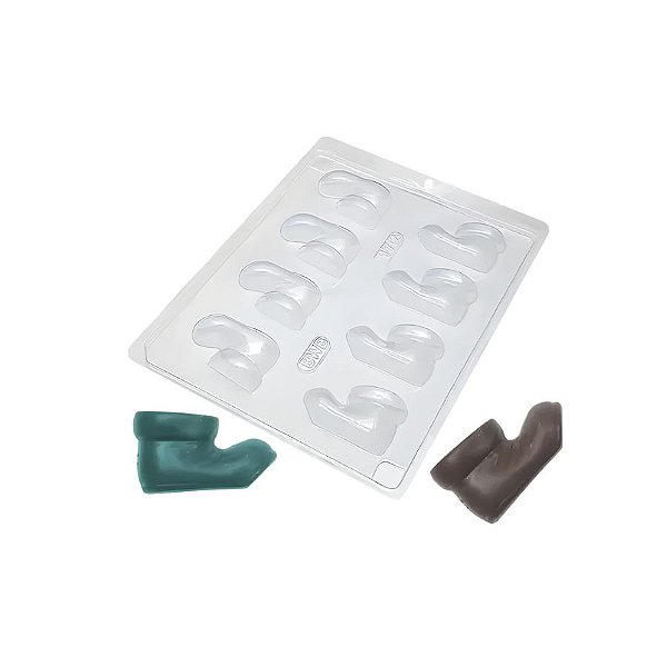 Forma de Acetato Simples - Bota Pequena - Ref.172 - 1 unidade - BWB - Rizzo