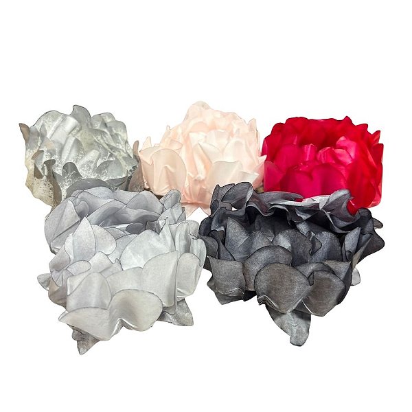 Forminha Para Doces Finos - Rosa Maior Sortida - 25 unidades - Decora Doces - Rizzo