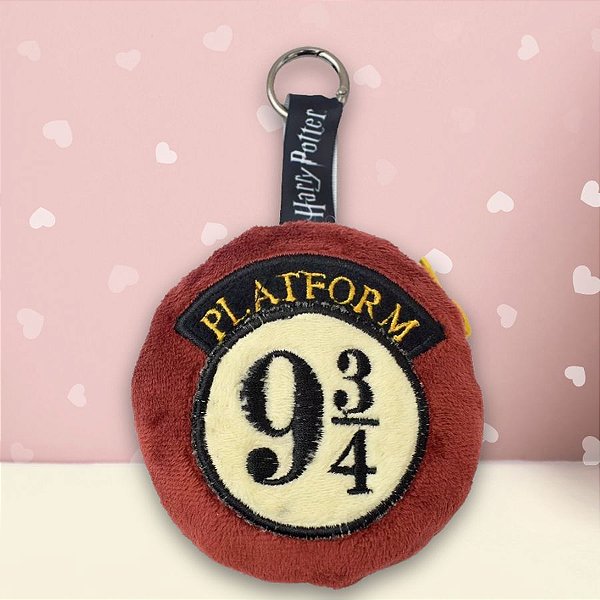 Chaveiro Mini Fluffy - Plataforma 9¾ - Harry Potter - 10cm - 1 unidade - Rizzo
