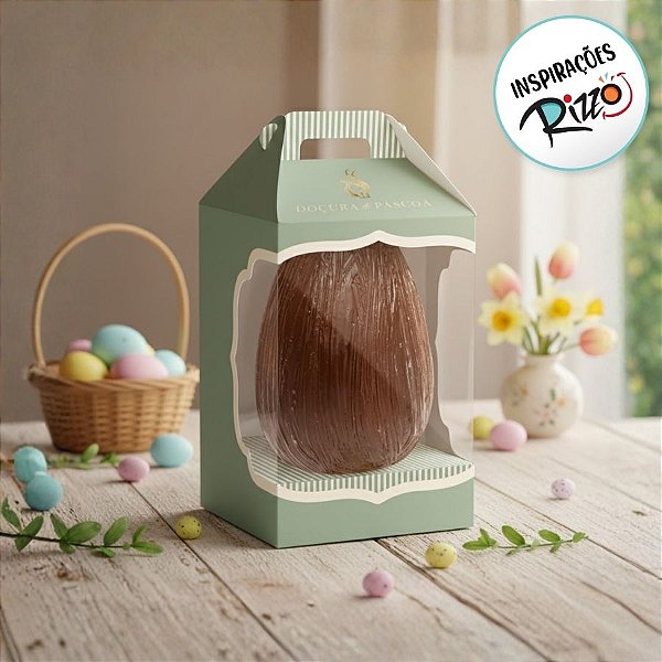 Caixa New Practice para Meio Ovo de 250g - Lavie Salvia - 6 unidades - Cromus - Rizzo