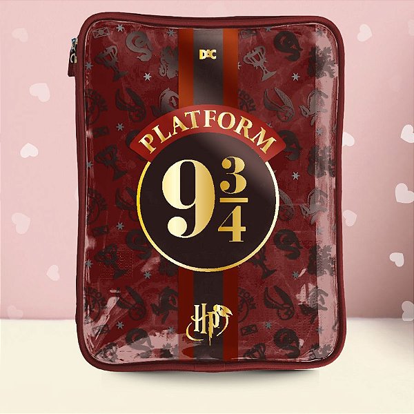 Pasta Universitária com Zíper - Plataforma 9¾ - Harry Potter - 35x26cm - 1 unidade - Rizzo