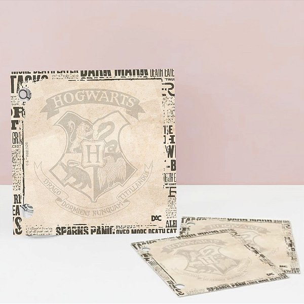 Bloco Refil para Mini Fichário - Harry Potter - 10x11cm - 80 Folhas - 1 unidade - Rizzo