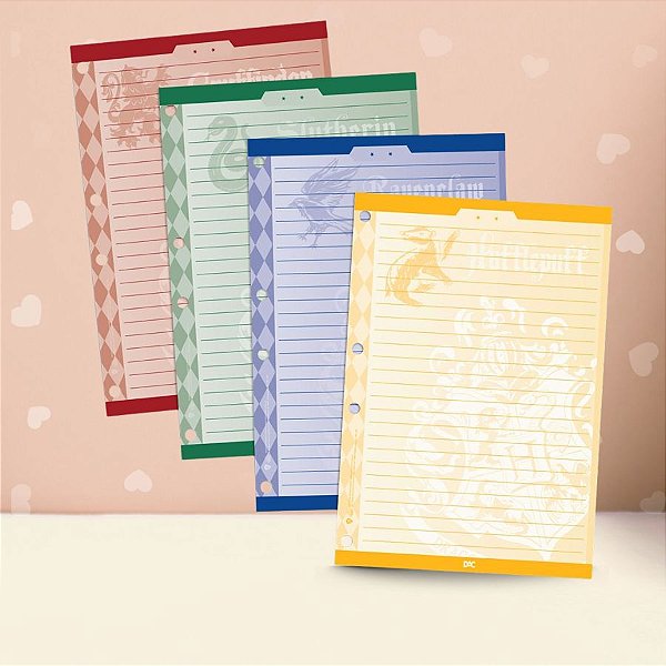 Bloco Refil para Fichário - Harry Potter - 15x22cm - 96 Folhas - 1 unidade - Rizzo