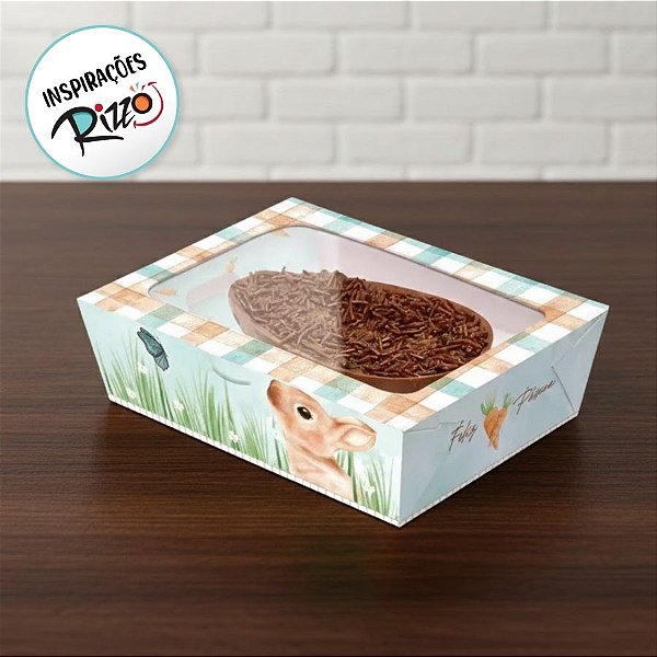 Caixa Practice para Meio Ovo de 250g - Charles - 6 unidades - Cromus - Rizzo