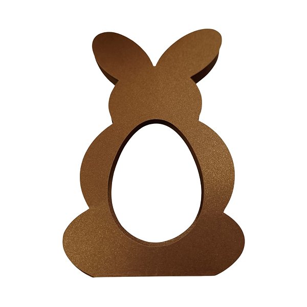 Solapa Para Blister de Ovo de Páscoa - Marrom claro - 4,5x6,5cm - 3 unidades - Rizzo